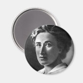 Rosa Luxemburg Magnet Magneet (Voorkant / Achterkant)