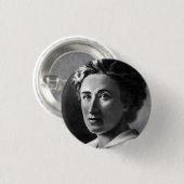 Rosa Luxemburg Pin Ronde Button 3,2 Cm (Voorkant /achterkant)