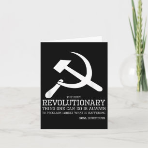 Rosa Luxemburg Quote - Socialist & Communistis Kaart