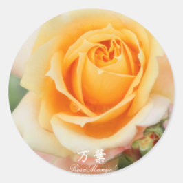 Rosa‘Manyo’ Ronde Sticker