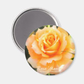 Rosa ‘Manyo’:Round Magnet (Recto/Verso)