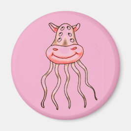 Rosa Monster Magneet