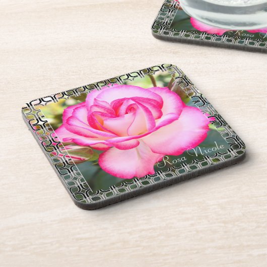 Rosa Nicole [Ensemble de Dessous de verre en plast (Côté gauche)