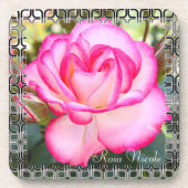 Rosa Nicole [Ensemble de Dessous de verre en plast (Devant)