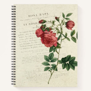 Rosa Rapa Vintage Notitieboek