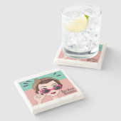 Rosa Reed Drink Onderzetter (Zijkant)