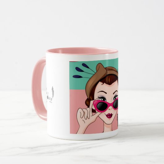 Rosa Reed Java Mug (Devant gauche)