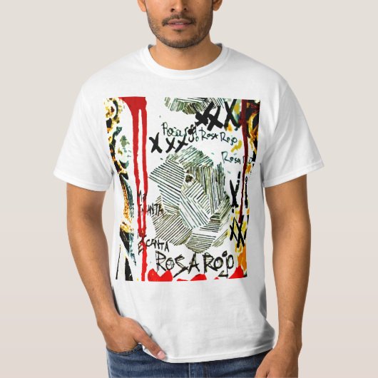 Rosa Rojo Tee Shirt (Voorkant)