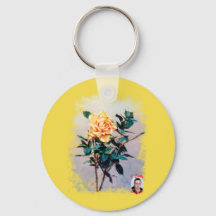 Rosa/Roos Sleutelhanger