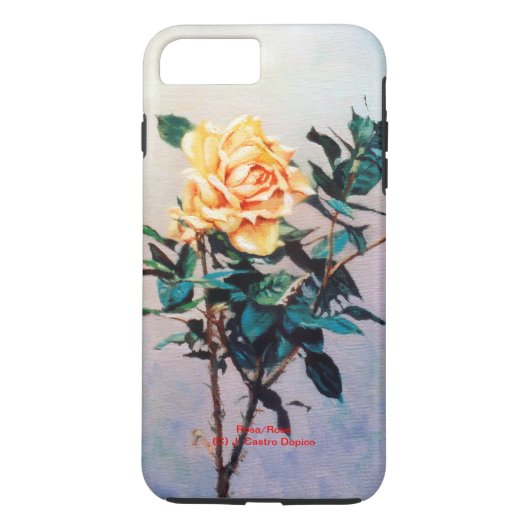 Rosa/Rose Case-Mate iPhone Case (Achterkant)