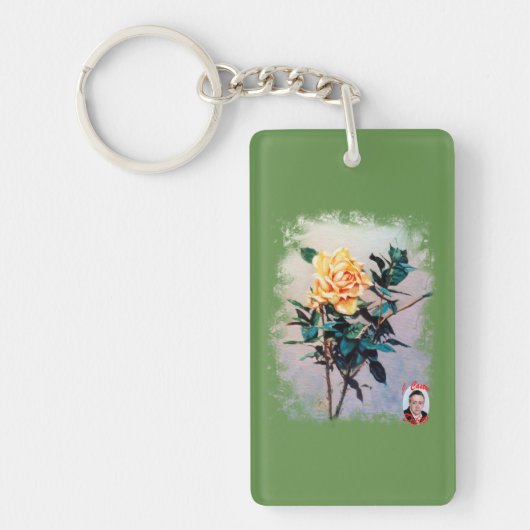 Rosa/Rose Sleutelhanger (Voorkant)