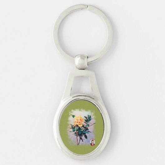 Rosa/Rose Sleutelhanger (Voorkant)