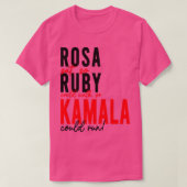 Rosa Ruby Kamala TShirt (Design voorkant)