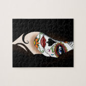 Rosa Sugar Skull Legpuzzel (Horizontaal)