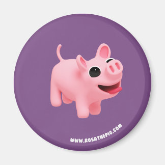 Rosa the Pig Jumps Magneet