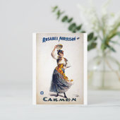 Rosabel Morrison in Carmen Briefkaart (Staand voorkant)
