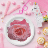 RosaCartoon. Papieren Bordje (Feest)