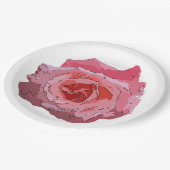 RosaCartoon. Papieren Bordje (Gekanteld)