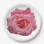 RosaCartoon. Papieren Bordje (Voorkant)
