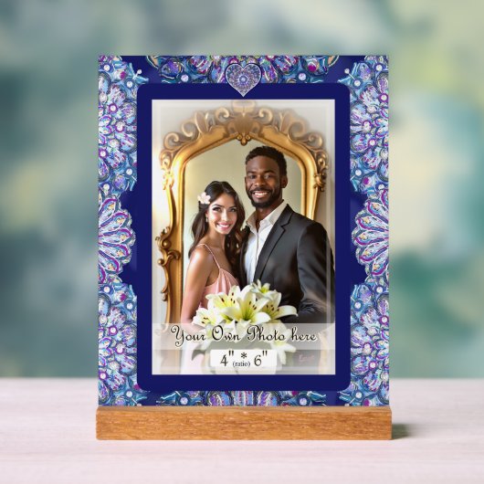 Rosace bleue (Neutre)