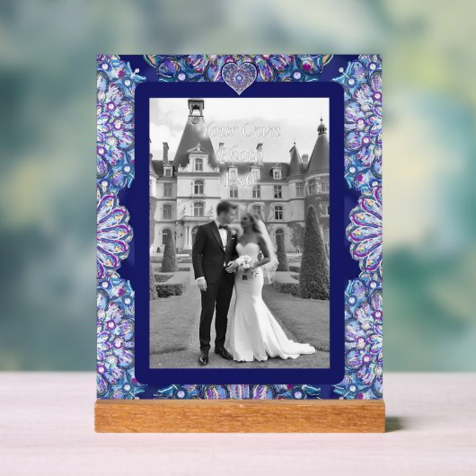 Rosace bleue (Neutre)