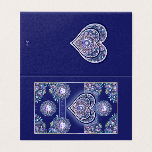 Rosace bleue (Outside Unfolded)