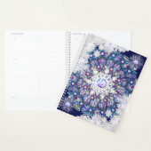 Rosace bleue et flocon de neige (Devant avec enveloppe)