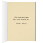 Rosaire vintage Floral Anniversaire Écriture Relig (Intérieur (Droit))