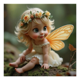 Rosalia Fairy Glanzende Poster Perfect Poster