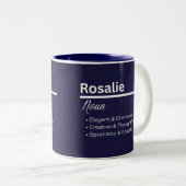 Rosalie Personalized Name Coffee Mug (Devant droit)