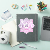 Rosaline Mandala Custom-Cut Vinyl Sticker (iPad Cover)