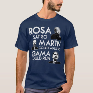 RosaObama Afro-Amerikaanse Zwarte Geschiedenis Maa T-shirt