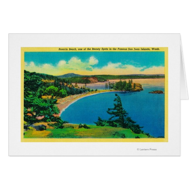 Rosario Beach in San Juan Islands, Washington (Voorkant Horizontaal)