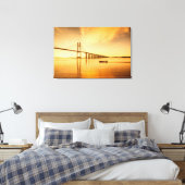 Rosario Victoria Bridge Canvas Afdruk (Insitu (Slaapkamer))