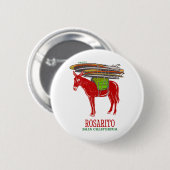 Rosarito Baja California Mexico Ronde Button 5,7 Cm (Voorkant /achterkant)