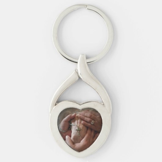 Rosary en Hands Sleutelhanger (Voorkant)
