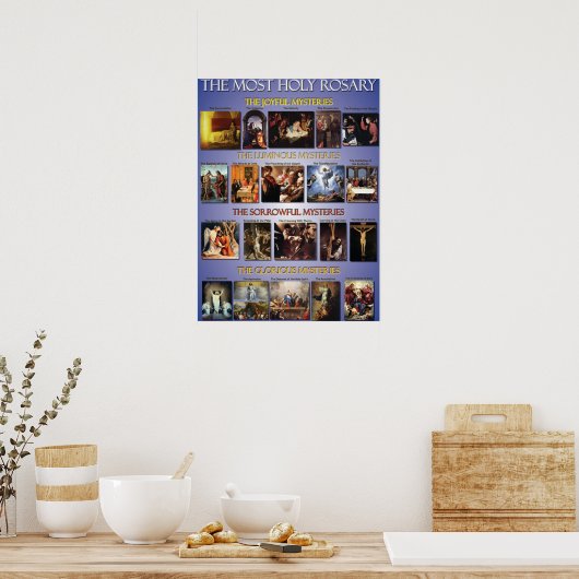 Rosary Poster (Keuken)