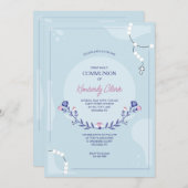 Rosary Religious Uitnodiging (Voorkant / Achterkant)