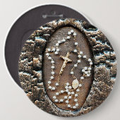 Rosary Ronde Button 6,0 Cm (Voorkant /achterkant)