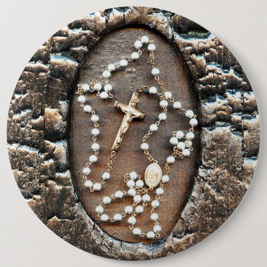 Rosary Ronde Button 6,0 Cm (Voorkant)