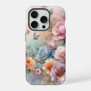 Rosas Vintage couleur pastel avec papillon