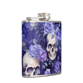 Rosas violetas con calaveras heupfles (Rechts)