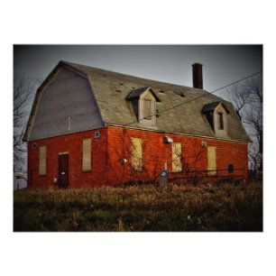 "Roscoe Butter and Cheese Factory" Foto Afdruk