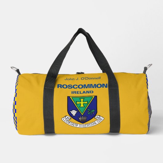 Roscommon Ireland - Iers Gepersonaliseerd Plunjezak (Voorkant)