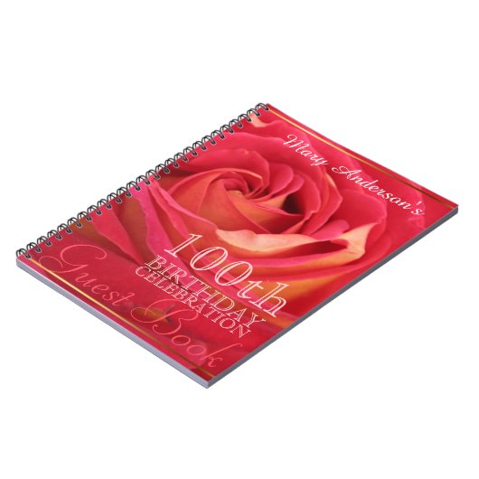 Rose 100th Birthday Celebration Livre d'or (Côté gauche)
