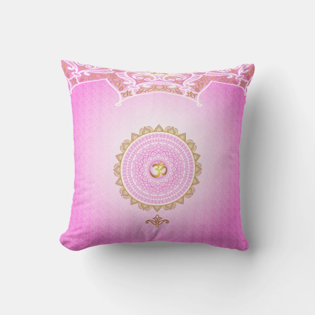 Rose, 7ème Chakra, coussin de Sahasrana (Recto)
