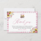 Rose à carreaux moderne Fraîche du marché Merci (Devant)