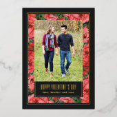 Rose à huile Frame Valentine's Day Carte photo - N (Recto)