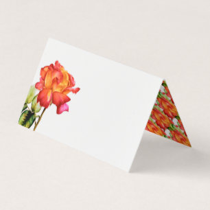 Rose à thé hybride mariage rouge orange