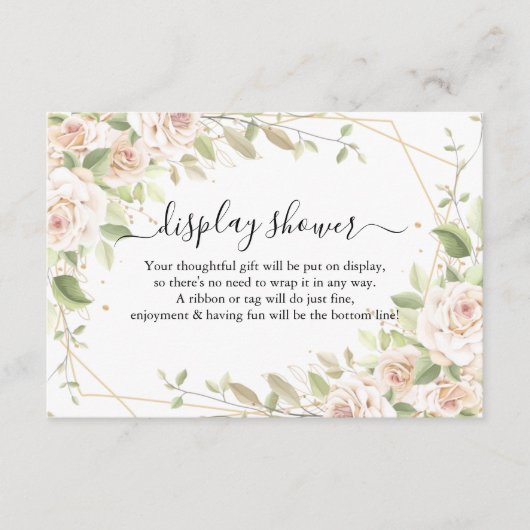 Rose Afficher la carte de boîtier du Wedding showe (Devant)